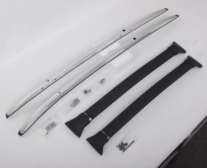 4 pieces style Алюминиевый для Mazda CX-3 CX3 багажник на крышу, багажник для багажа, поперечная перекладина - Цвет: 4 pieces style