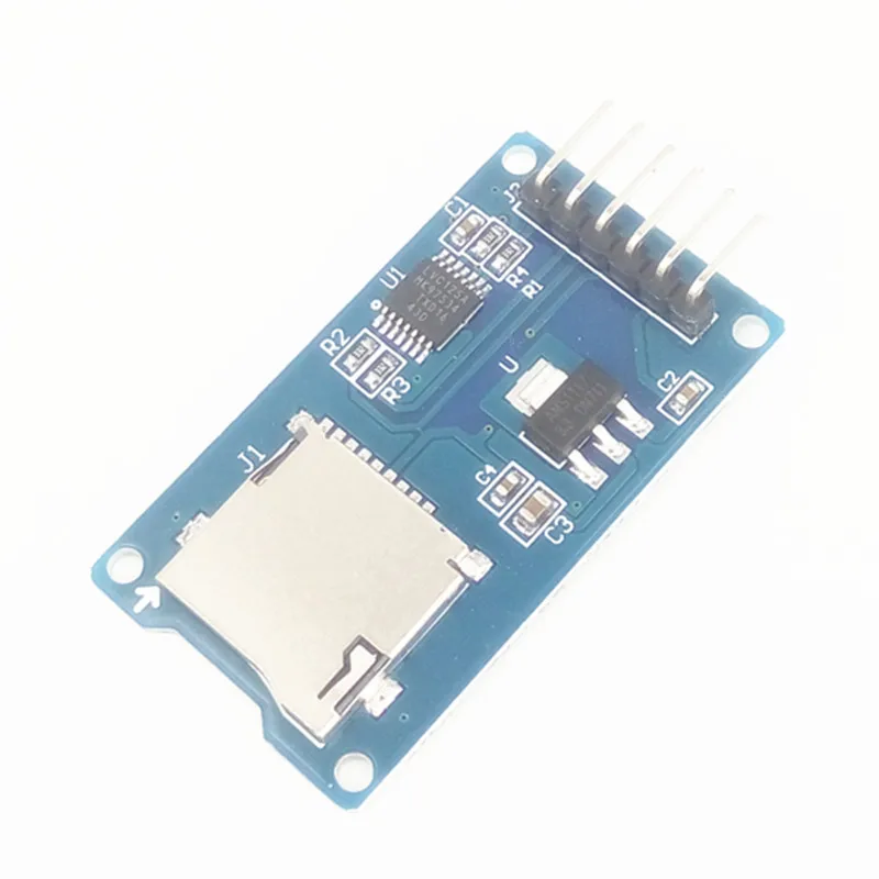 5 шт./лот микро SD Модуль карты SPI интерфейс Мини TF кард ридер для Arduino|sd card module|reader
