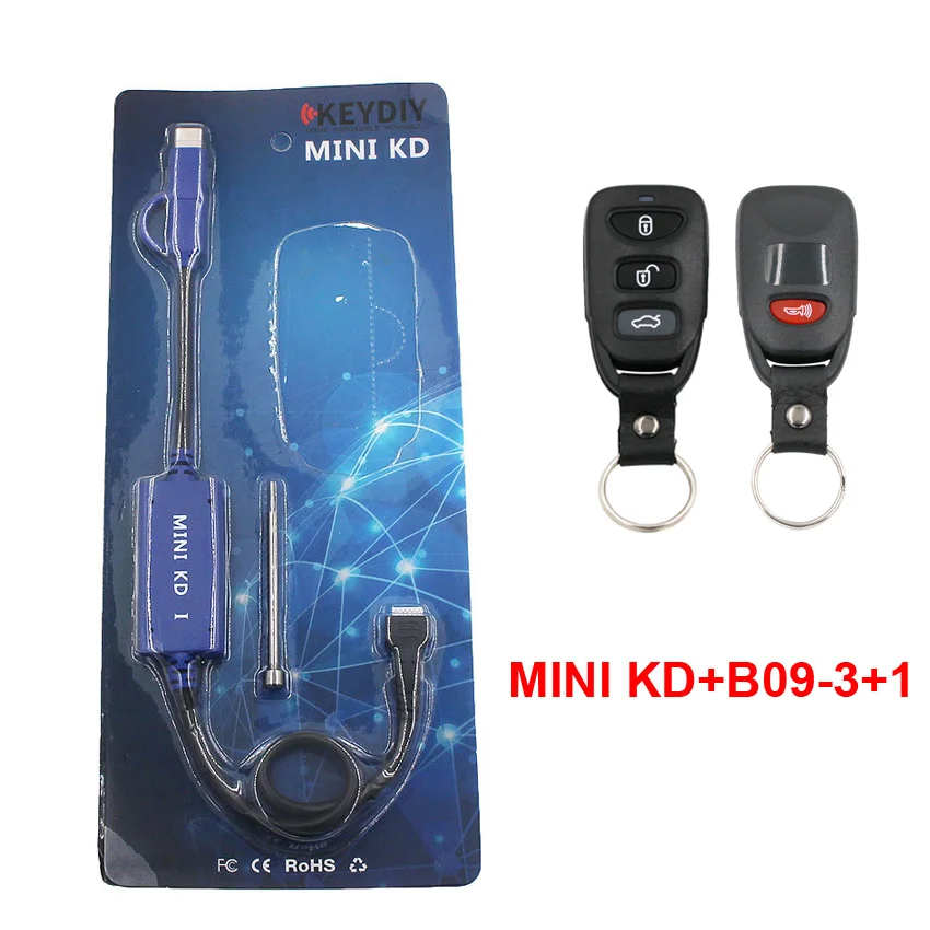 MINIKD with B09-3-1 Мини KD удаленный генератор ключей Поддержка Android сделать более 1000 автоматических пультов, похожих на KD900+ B серии дистанционного управления B16 B12-4 B13 - Цвет: MINIKD with B09-3-1