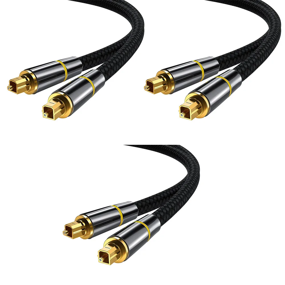 Цифровой оптический аудио кабель 1 м 2 3 SPDIF коаксиальный 5 канал для усилителей Blu