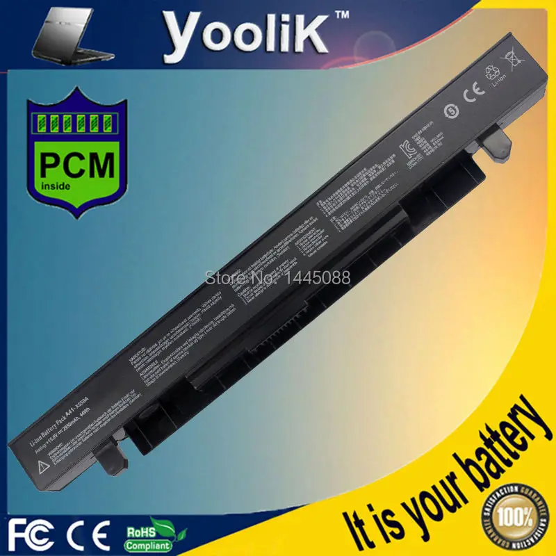 

Laptop battery A41-X550 A41-X550A For ASUS X550L X450 X450C R409CC X552E K5 X550V X550VB X550VC A450 A550 F450 K450 K550