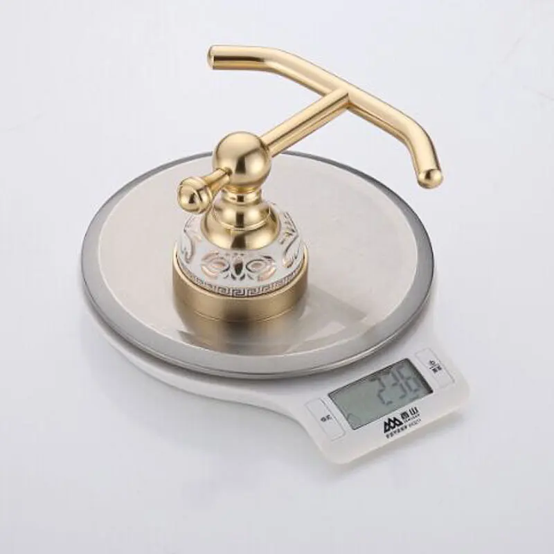 1 шт. золотистые алюминиевые вешалки для одежды|robe hook|bathroom accessorieshook towel |