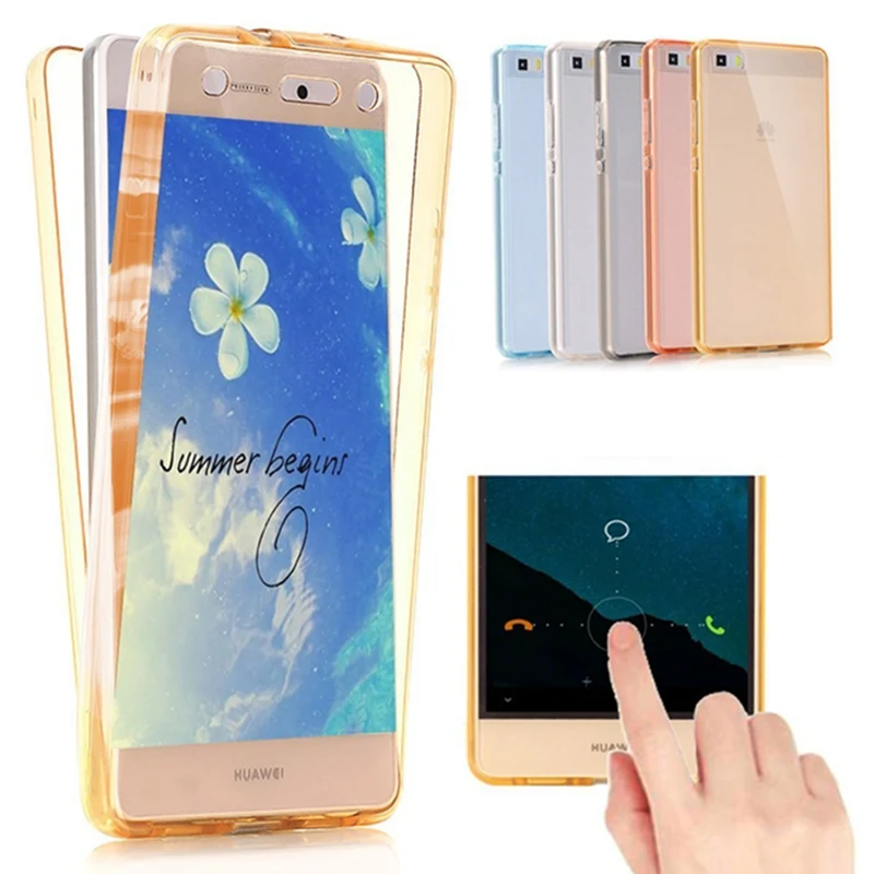 360 защищенный полный чехол для Huawei P8 Lite 2017 TPU силиконовый P9 P10 P20 P30 Pro Funda|Бамперы| |