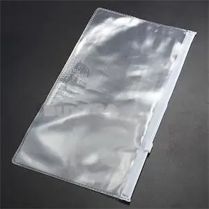 1 шт. пенал для карандашей Сумка документов пакеты A6 прозрачный пластик на молнии