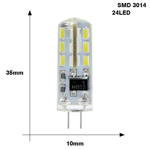 3W 12V Silicone G4 E14 Светодиодный светильник лампа 7 Вт 9 Вт 12 Вт 220 в 230 В SMD керамическая лампа Замена 40 Вт 60 Вт 80 Вт галогенная лампа для свечей хрустальная люстра холодильник - Испускаемый цвет: 3W 12V Silicone G4