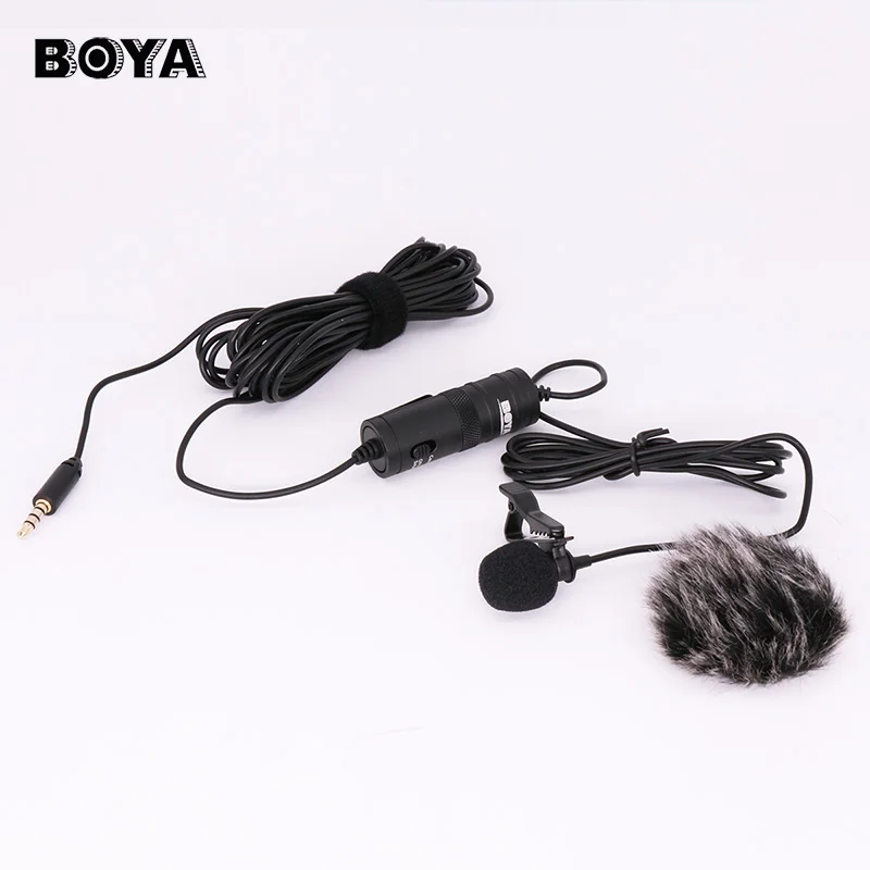 BOYA BY M1 Lavalier аудио видео телефон микрофон конденсаторный рекордер для iPhone Andriod