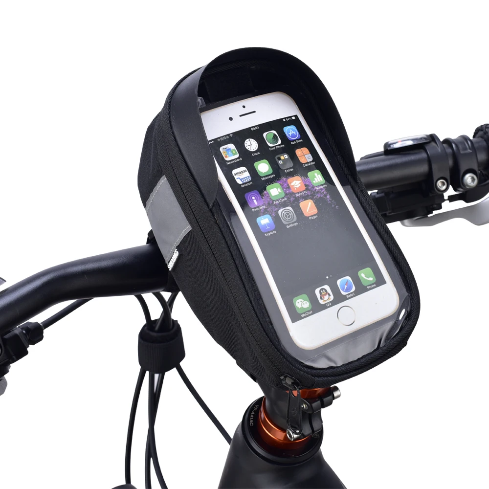 Roswheel Sahoo 112003 велосипедная трубка на руль, сумка для мобильного телефона, чехол-держатель, чехол для телефона 6,5 дюйма