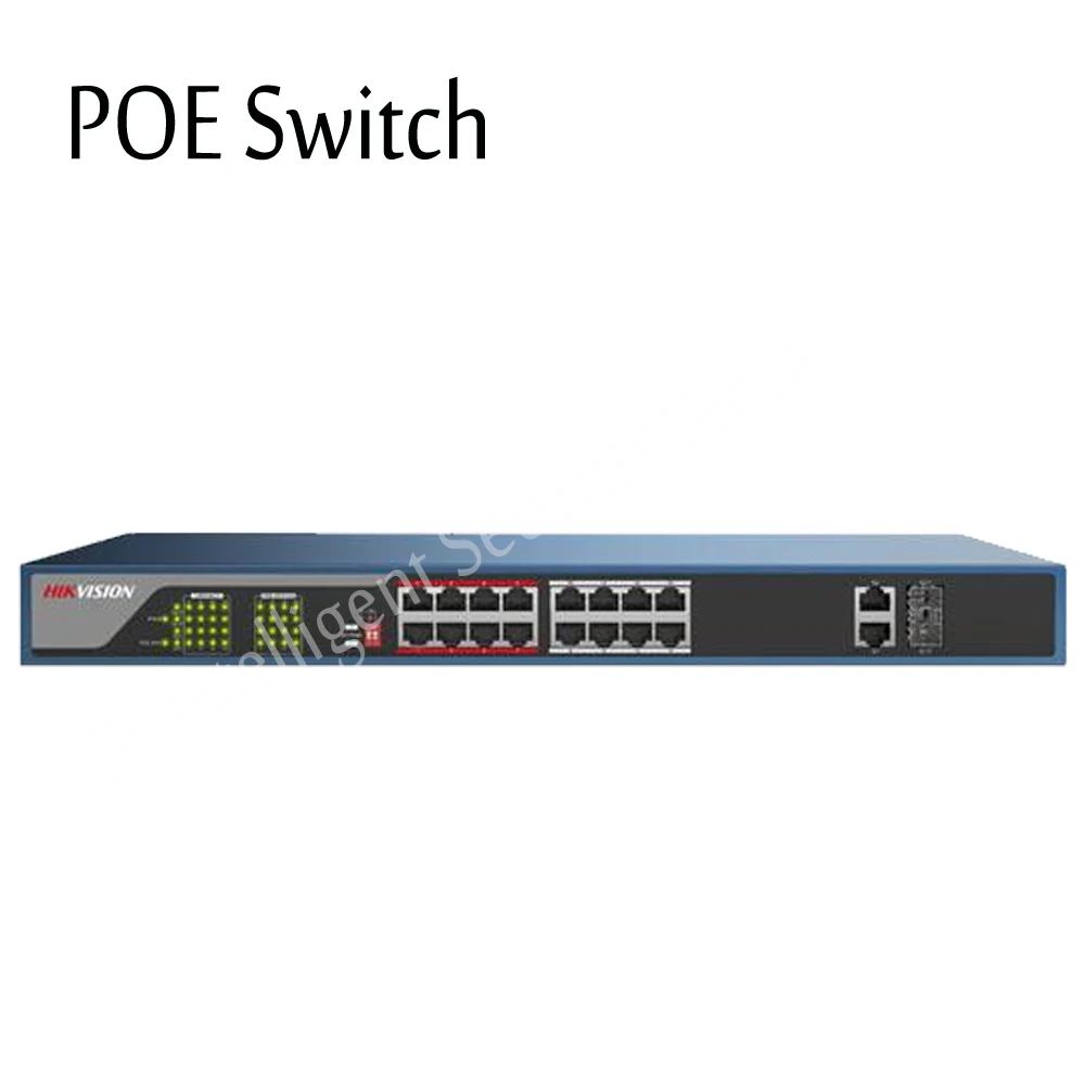 100 Мбит/с неуправляемый 4 8 16 24 порт POE переключатель питания через Ethernet сетевой