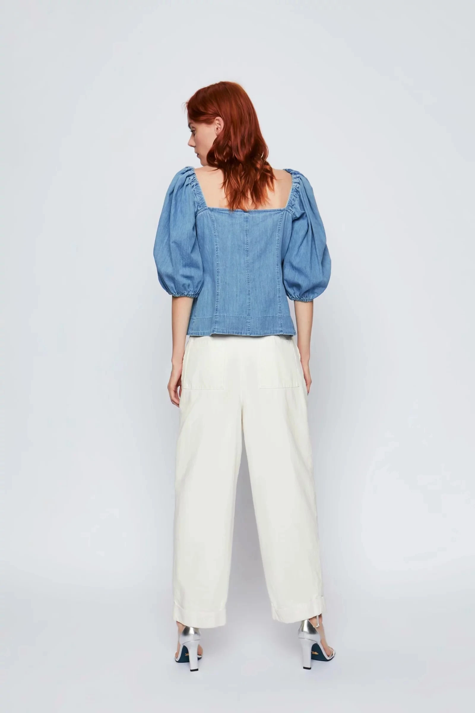 Northflow 2019 blusas блузка mujer de moda кимоно потертые джинсовые однотонные Блузы с