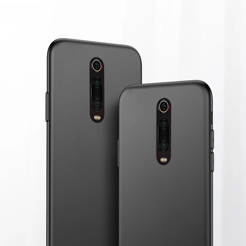 For Xiaomi Redmi K20 Pro Case Soft Silicone Matte Black Full Protection Cover TPU Phone Cases |