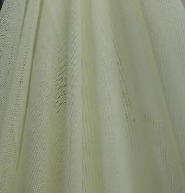 Cream beige Спандекс 4 способ стрейч нейлон сетка ткань мягкая birdeyes подкладка нижнее белье чулки трикотажная сетка DIY материал - Цвет: Cream beige
