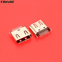 cltgxdd hdmi female plug 19 pin female interface connector2 rows 10pin 9pin 180 degree hdmi female socket repair replacement
