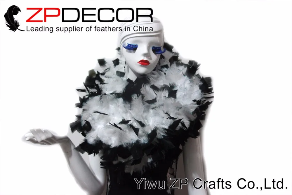 Zpdecoration 2 размера/партия высокое качество окрашенный белый с черным 150 г турецкие