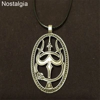 nostalgia trishula and ouroboros indian jewelry necklace shivas trident snake amulet pendant collar