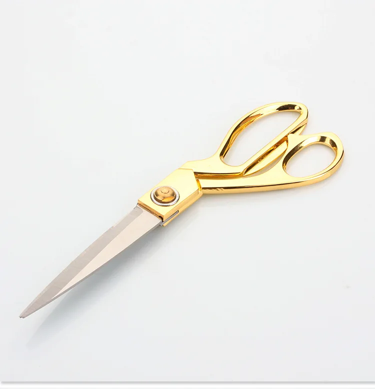 Золотистые Ножницы 10 5 дюйма для рукоделия изготовления одежды искусственной