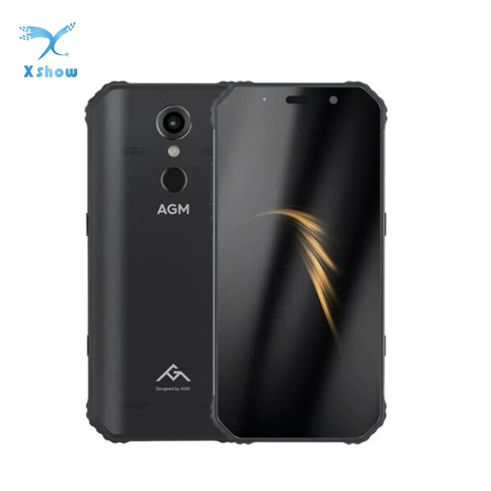 AGM A9 IP68 прочный смартфон 5 99 дюймов 18:9 FHD + Snapdragon 450 NFC спереди 16MP сзади 12MP отпечатков