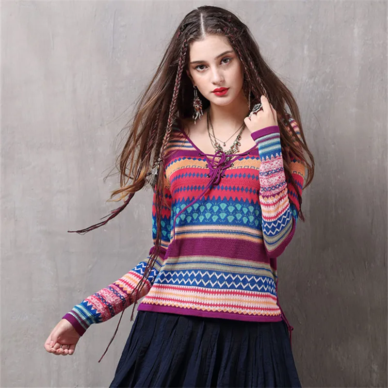 Женская Винтажная футболка с длинным рукавом и V образным вырезом|t shirts for women|t shirt