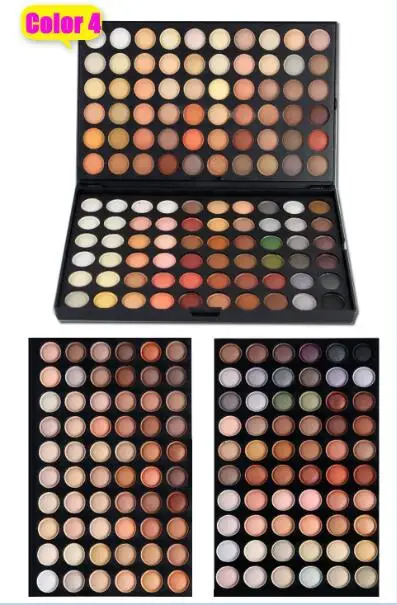 120 цветов Модная палитра теней для век косметика минеральный макияж Набор 4 цвета