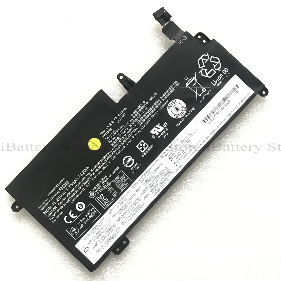 Оригинальный аккумулятор 01AV401 для Lenovo Thinkpad S2 13 Chromebook Series 01AV400 01AV402 SB10J78998 11 25 в 42