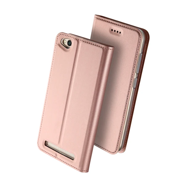 rose gold Для Xiaomi Redmi Примечание 5A Vpower винтажный Чехол-бумажник для Xiaomi Redmi 5A чехол 5,0 ''из искусственной кожи откидной чехол с магнитной подставкой Чехол s - Цвет: rose gold