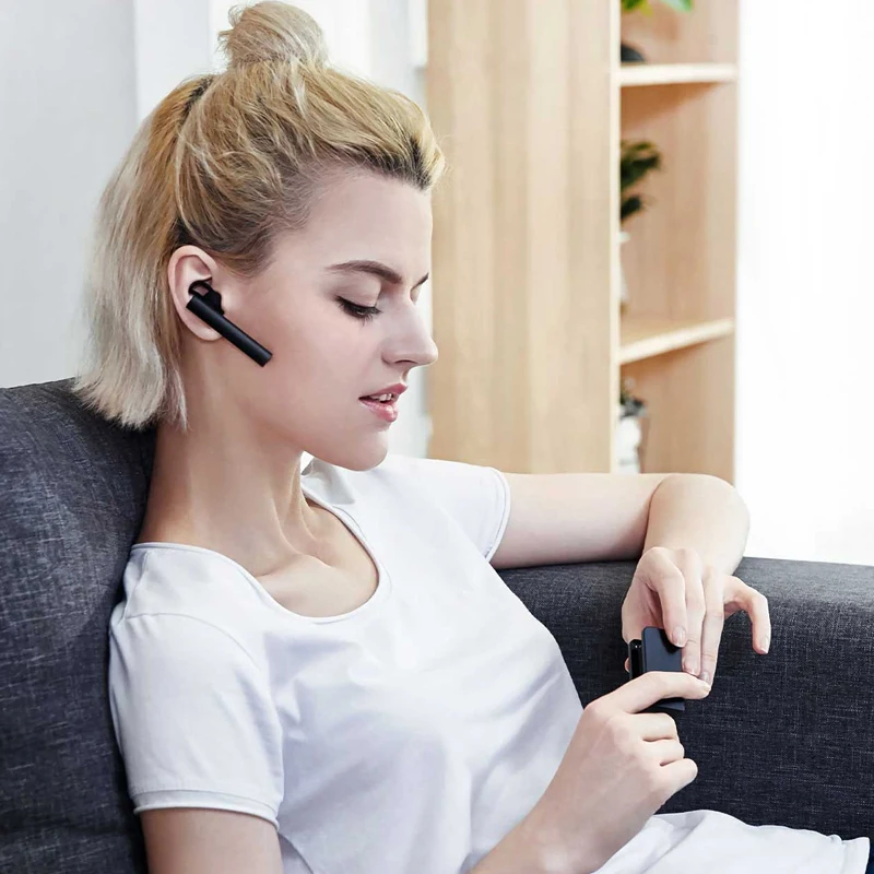 100% Xiaomi MI Bluetooth гарнитура комплект наушников Youth Edition с зарядным кейсом и