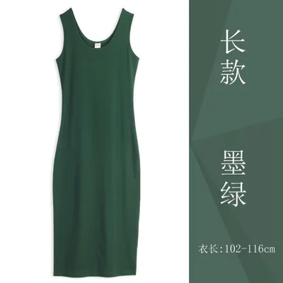 Dark green 91.2% хлопок, размеры s, m, L XL 2XL 3XL 4XL 5XL, длинный низ, однотонный топ, жилет, осень, зима, весна, большой размер, без рукавов, женская рубашка - Цвет: Dark green