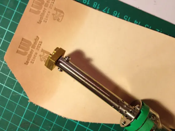 Персональный кожаный штамп на заказ/регулируемая температура/тиснение