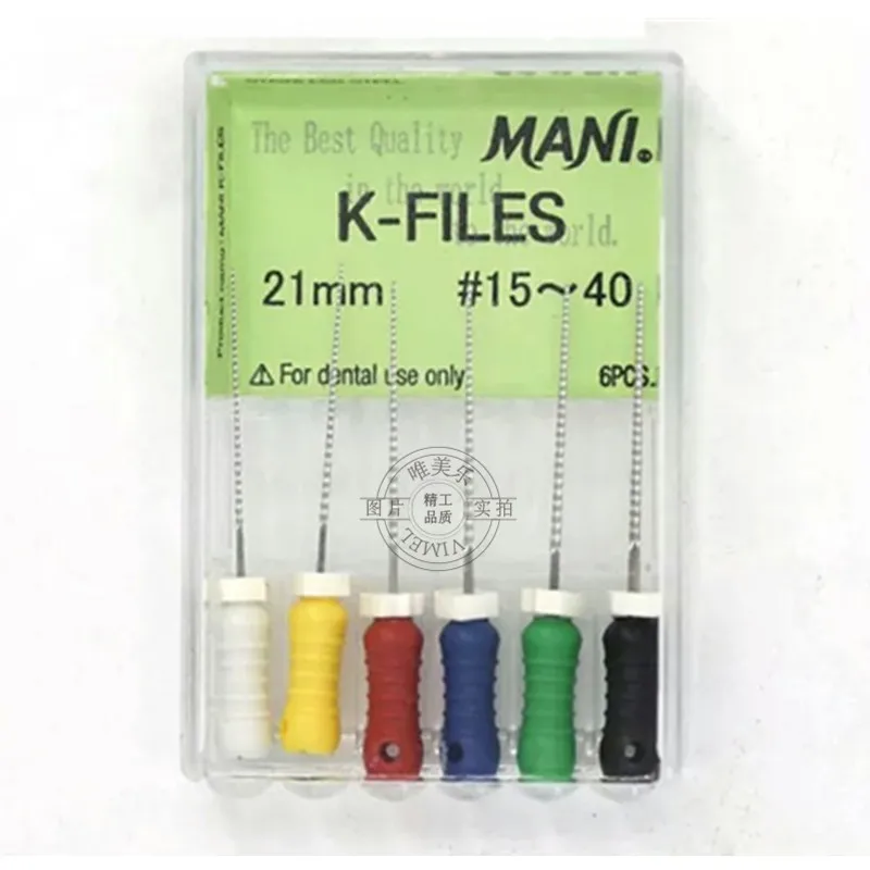 10 кор./лот Стоматологический материал нити K/H файл с фокусным расстоянием 25 мм/21 мм 15-40 Эндодонтический Intruments стоматологический инструмент