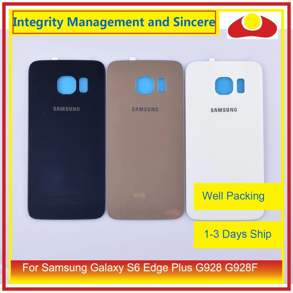 Оригинал для Samsung Galaxy S6 Edge Plus G928 G928F корпус батарея Дверь заднее стекло чехол
