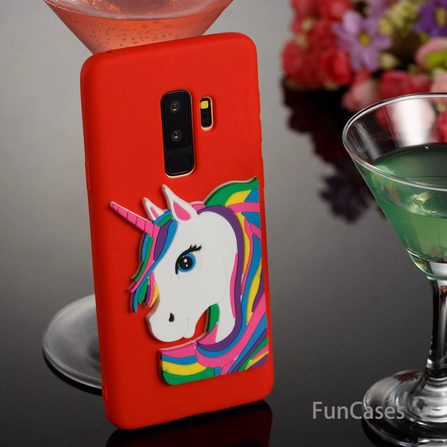 Модный чехол с рисунками Сотовая связь samsung S9 Plus Мягкий силиконовый на заднюю