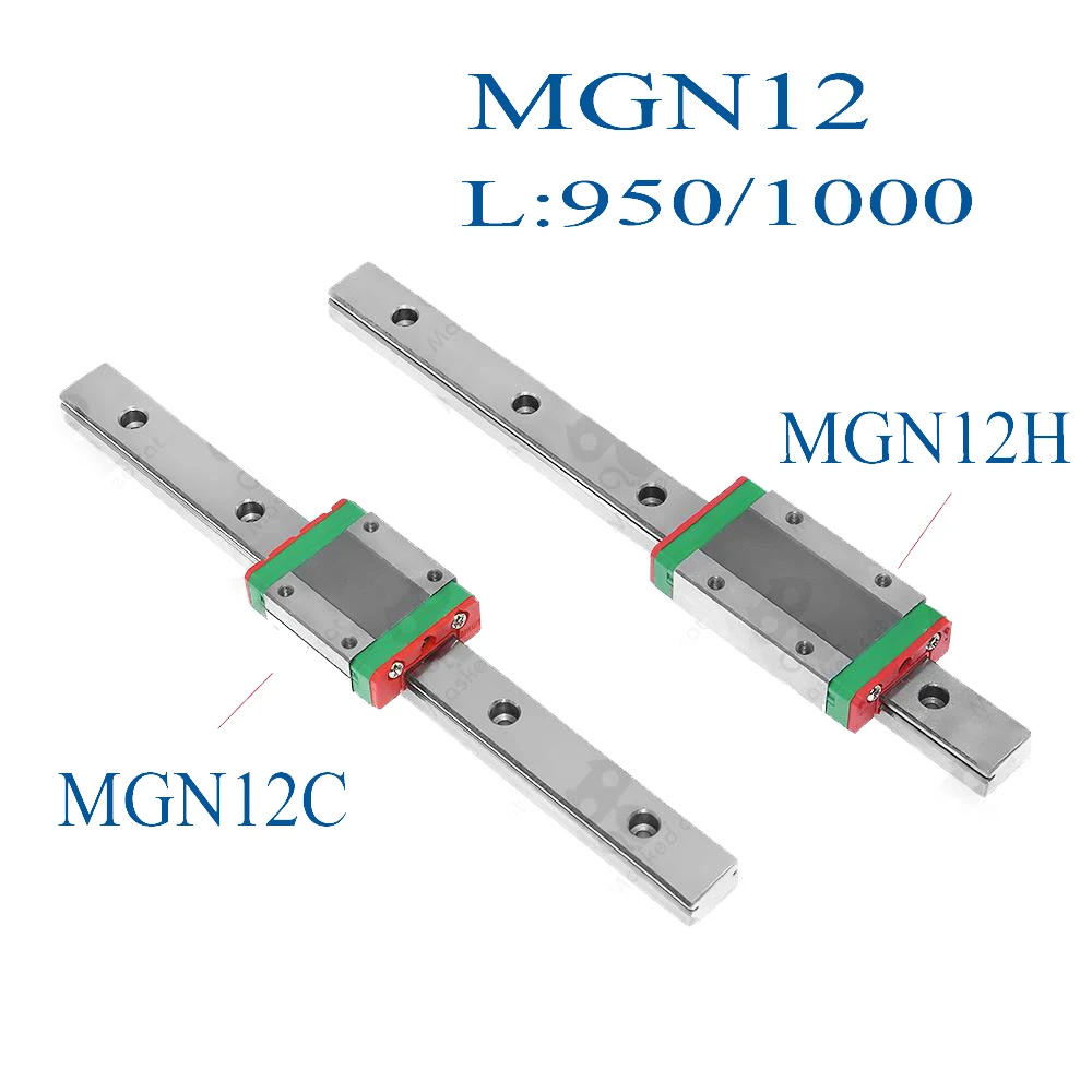Детали для 3D принтера 12 мм линейная направляющая MGN12 950 мм/1000 + MGN12C или MGN12H длинная