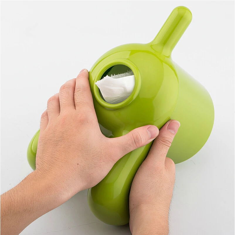 Экологичная коробка для туалетной бумаги из АБС пластика с собакой женская