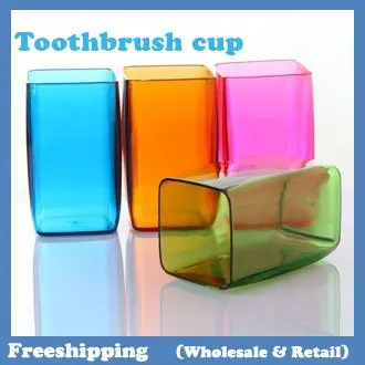 

Lovers thicken tooth glasses tooth mug tooth brushing cup 11*6.5*6.5cm free shipping