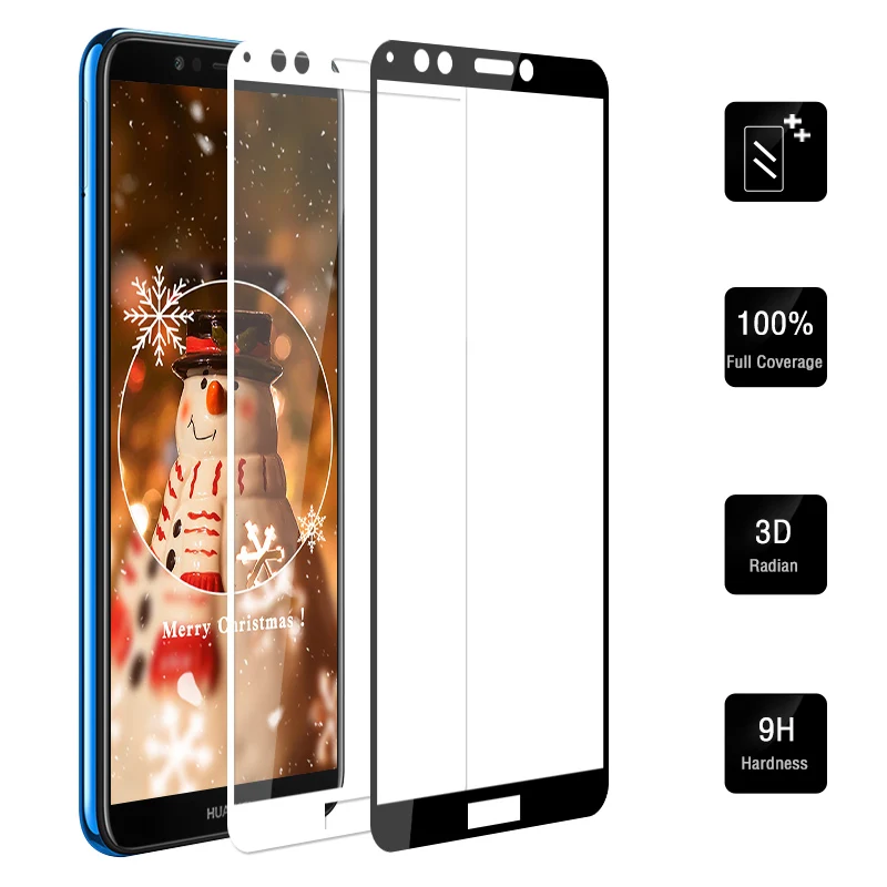 Для Huawei Y7 Prime 2018 Защитная пленка для экрана закаленное стекло Enjoy 8 класс телефона