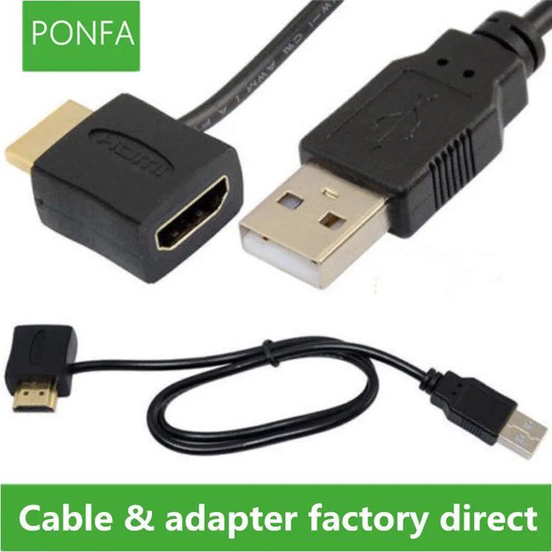 Компьютерный кабель USB 2 0 HDMI Совместимый телефон удлинитель Кабель питания для HDTV