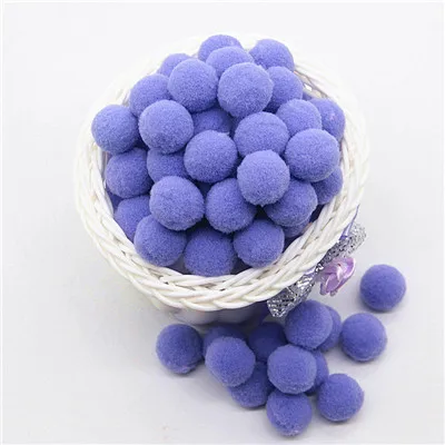 11 purple blue Помпон 8 мм, 10 мм, 15 мм, 20 мм, 25 мм, 30 мм, мягкие помпоны, пушистые плюшевые помпоны для рукоделия, помпоны, шар, пушистый помпон, домашний декор, швейные принадлежности - Цвет: 11 purple blue