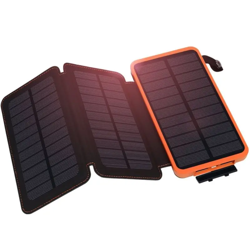 50000mAh внешний аккумулятор с солнечной панелью Внешнее зарядное устройство для