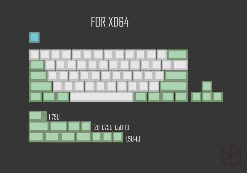 Вишневый профиль краситель Sub Keycap набор толстый PBT пластик Лотос бассейн зеленый белый синий colorway для gh60 xd64 xd84 xd96 tada68 87 104