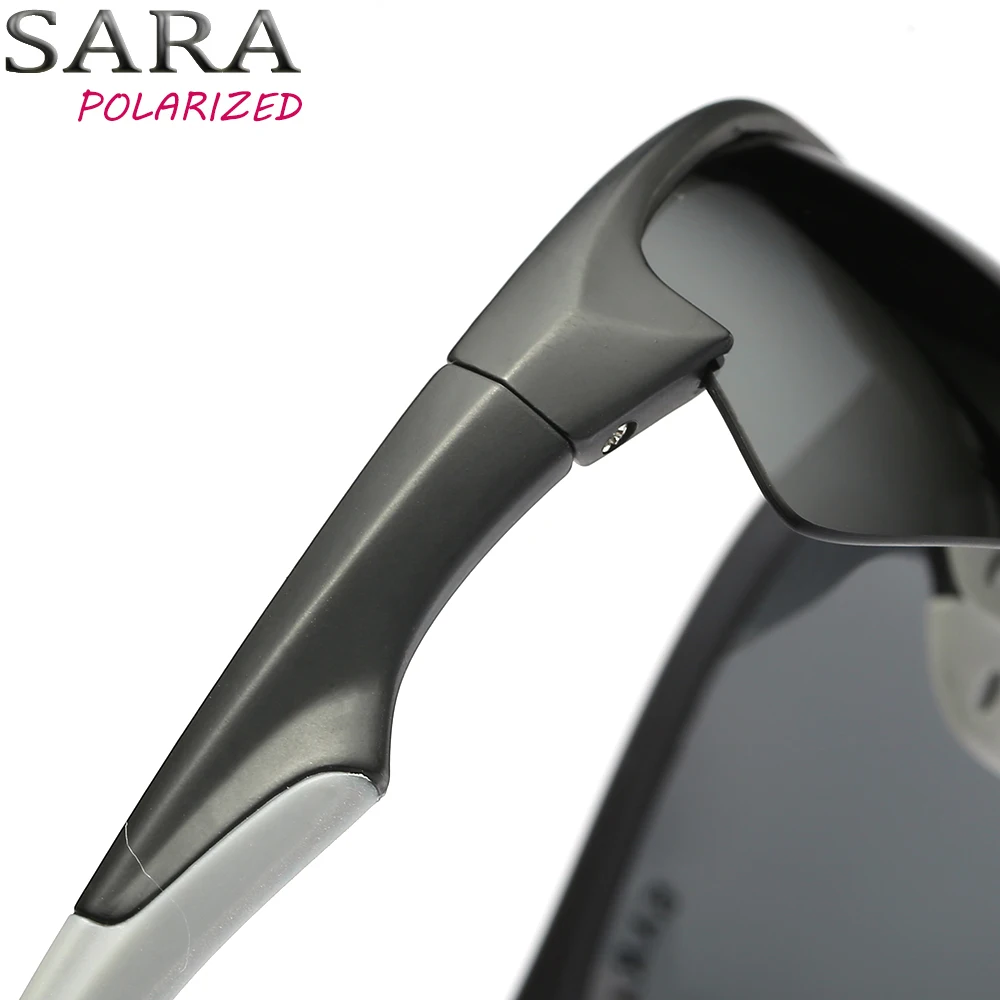 SARA мужские солнцезащитные очки модные спортивные поляризованные для мужчин и