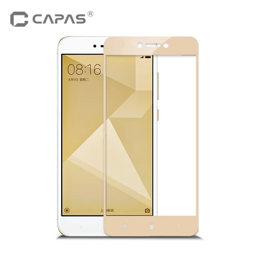 Gold Для Xiaomi Redmi 4X закаленное стекло Redmi 4X Pro защита экрана полное покрытие защитная пленка, стекло lcd защита противоударный - Цвет: Gold