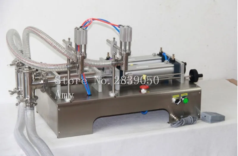 

2 head 5-100 ml liquid filling machine price perfume filling machine liquid
