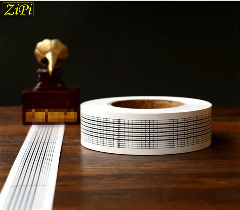 Zipi 50 м DIY 15/30 тонов ручная бумажная лента музыкальная шкатулка композиция лента пустая лента
