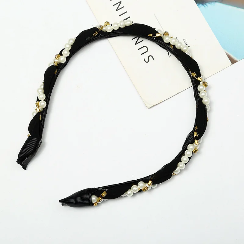 Новая модная повязка на голову маленькая свежая Нескользящая фланелевая заколка