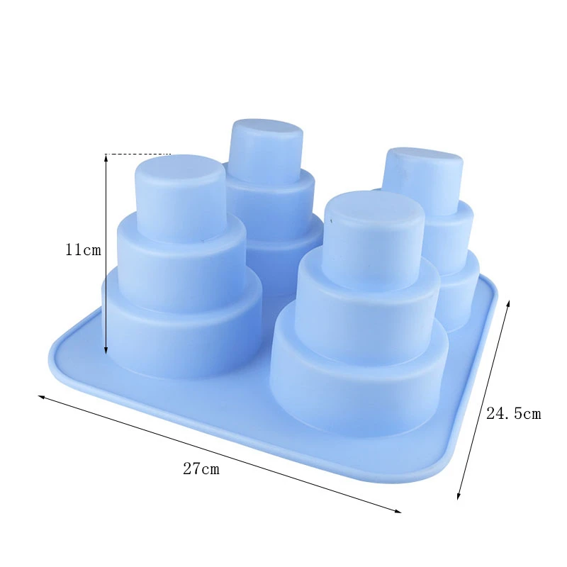Silikowhite 3D Silicone Cake Mold Kitchen Dessert Home Fun Baking Tools Pan Forms Cupcake Jelly Pudding Pops |