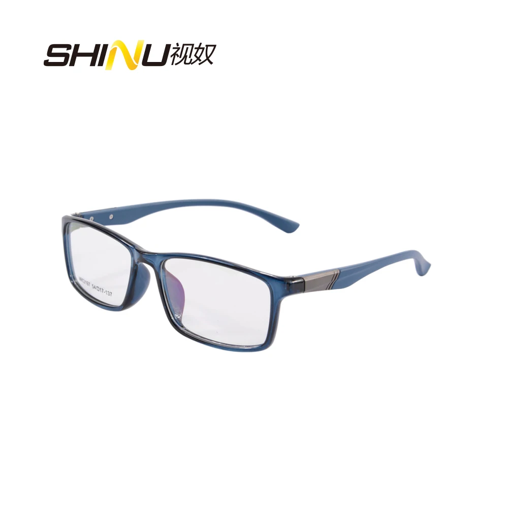 Ультралегкие оправы для очков tr90 мужчин черные с полным ободком роскошные и