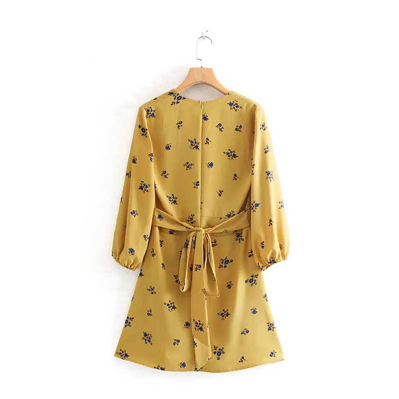 vintage women elegant summer midi dress 2019 fashion ladies front button belt dresses party girls bohemian chic cothes | Женская одежда