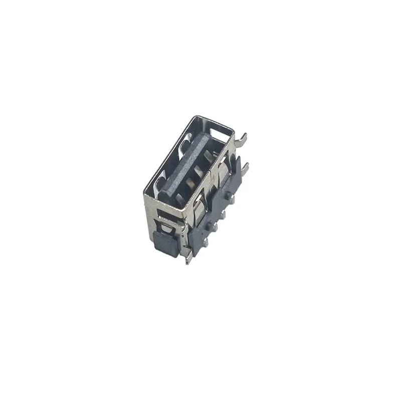 10 шт./лот гнездовой разъем С Плоским Краем типа A USB 2 0 smt 4-контактный штепсельная