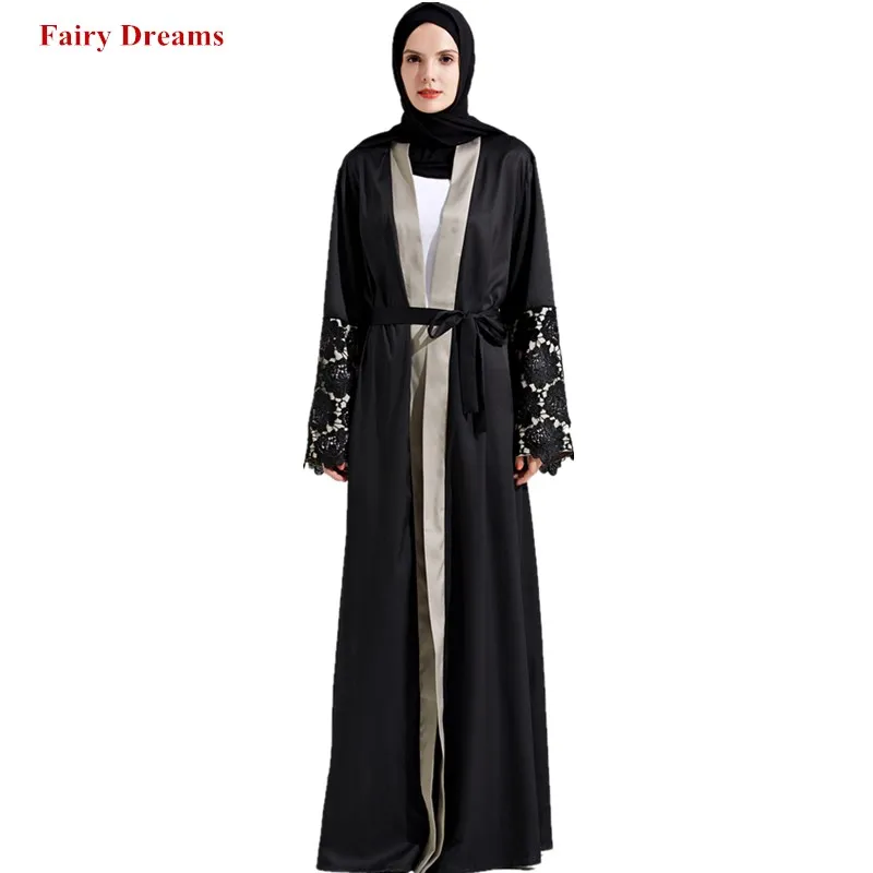Абайя Черная Женская Дубаи Болеро Caftan Marocain Бангладеш турецкий мусульманский