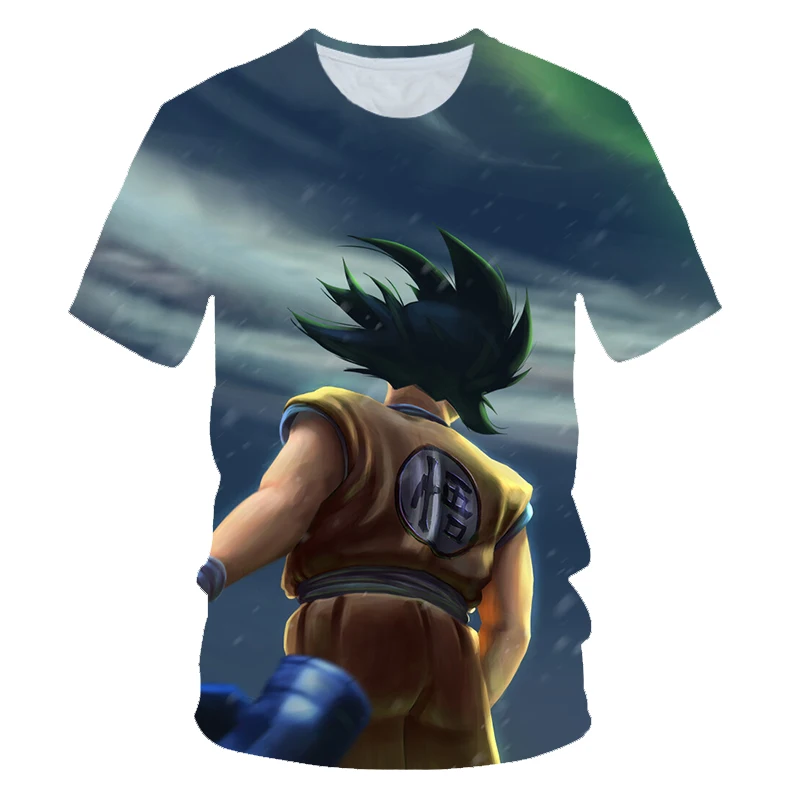 PT-223 Dragon Ball Z футболки для мужчин Летняя мода 3D принт Супер Saiyajin Сон Гоку черный Zamasu Вегета дракон футболка Топы корректирующие - Цвет: PT-223
