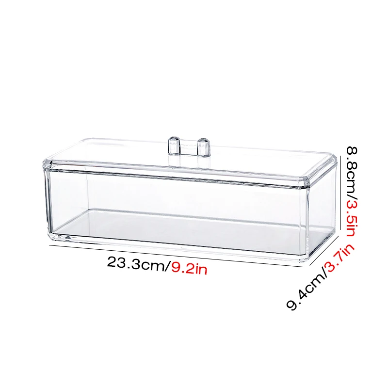 Акриловая шкатулка для украшений прозрачная коробка хранения косметики